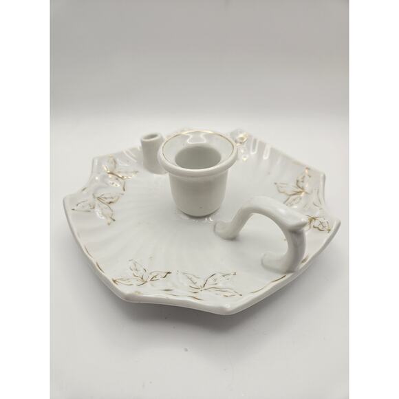 3 Vintage Porceain Candle Holders - Picture 12 of 13